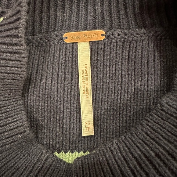 Free People Easy Street Stripe Crop Pullover Women's XS - Picture 6 of 7